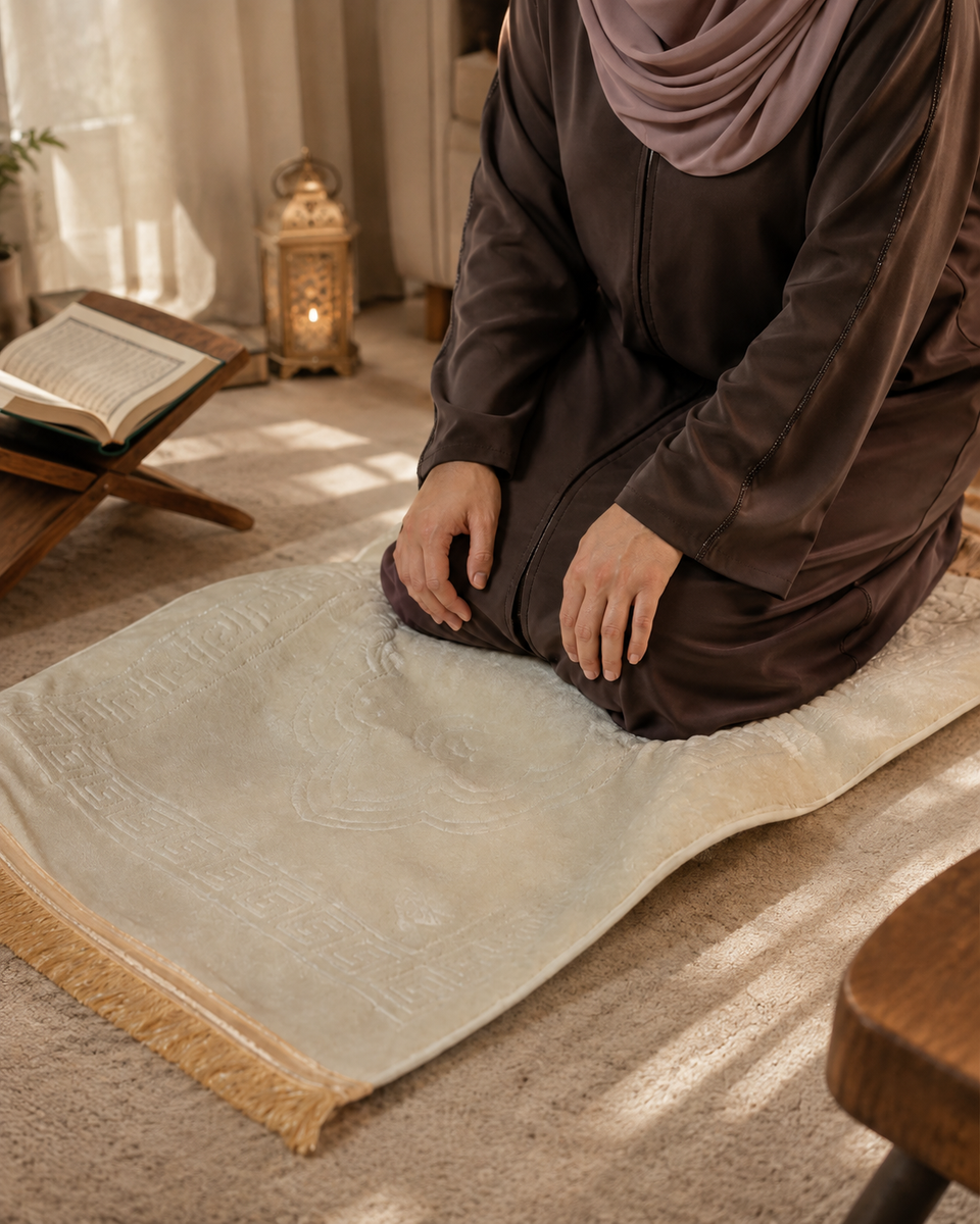 Tapis de prière rembourré Wiqaya™